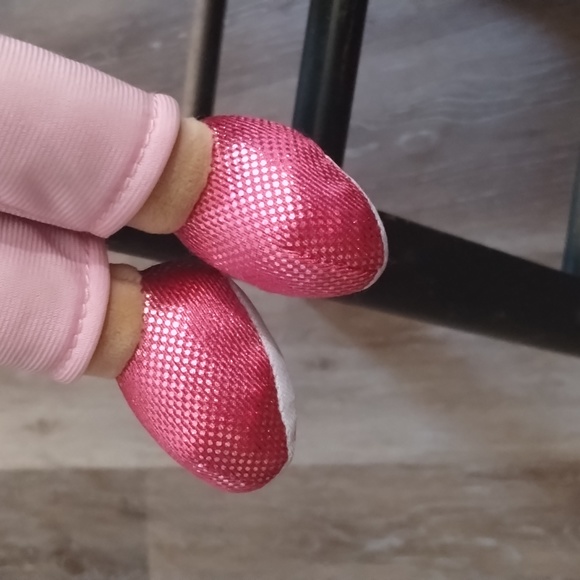 Petting Zoo Nurse Rag Doll  17" Tall Pink Uniform, Shiny Sneakers - Picture 8 of 15